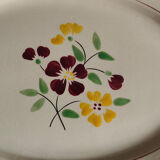 Plat en faïence Salins
