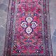 Hamadan vintage handmade oriental carpet 126 x 80 cm