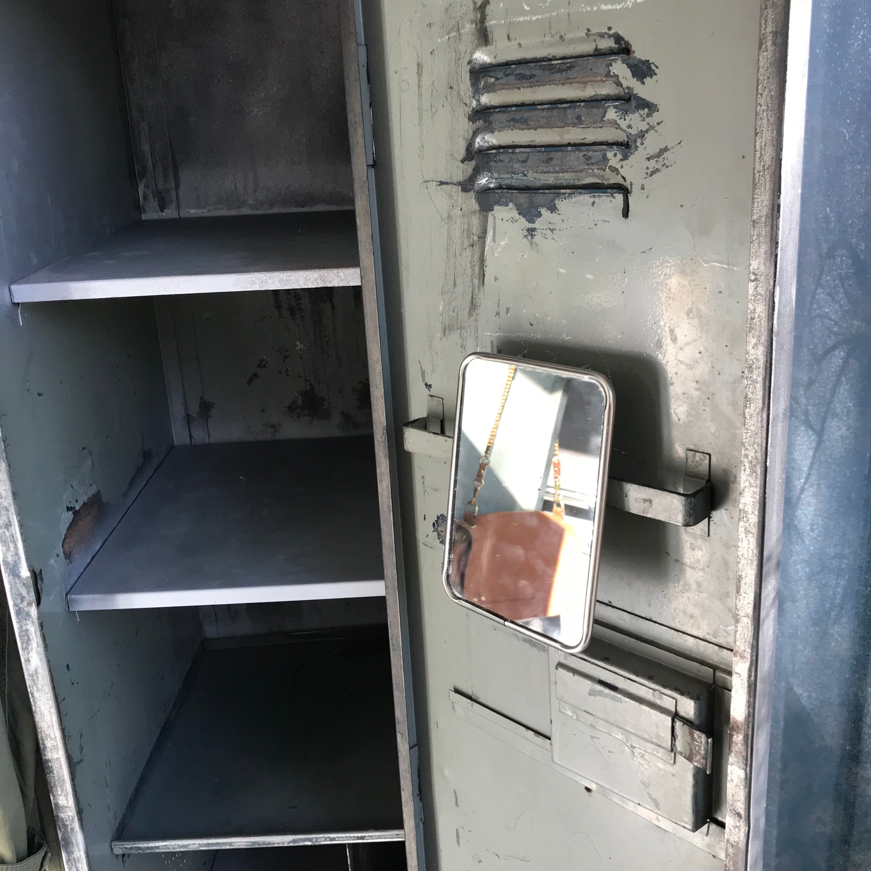 Metal locker room air force