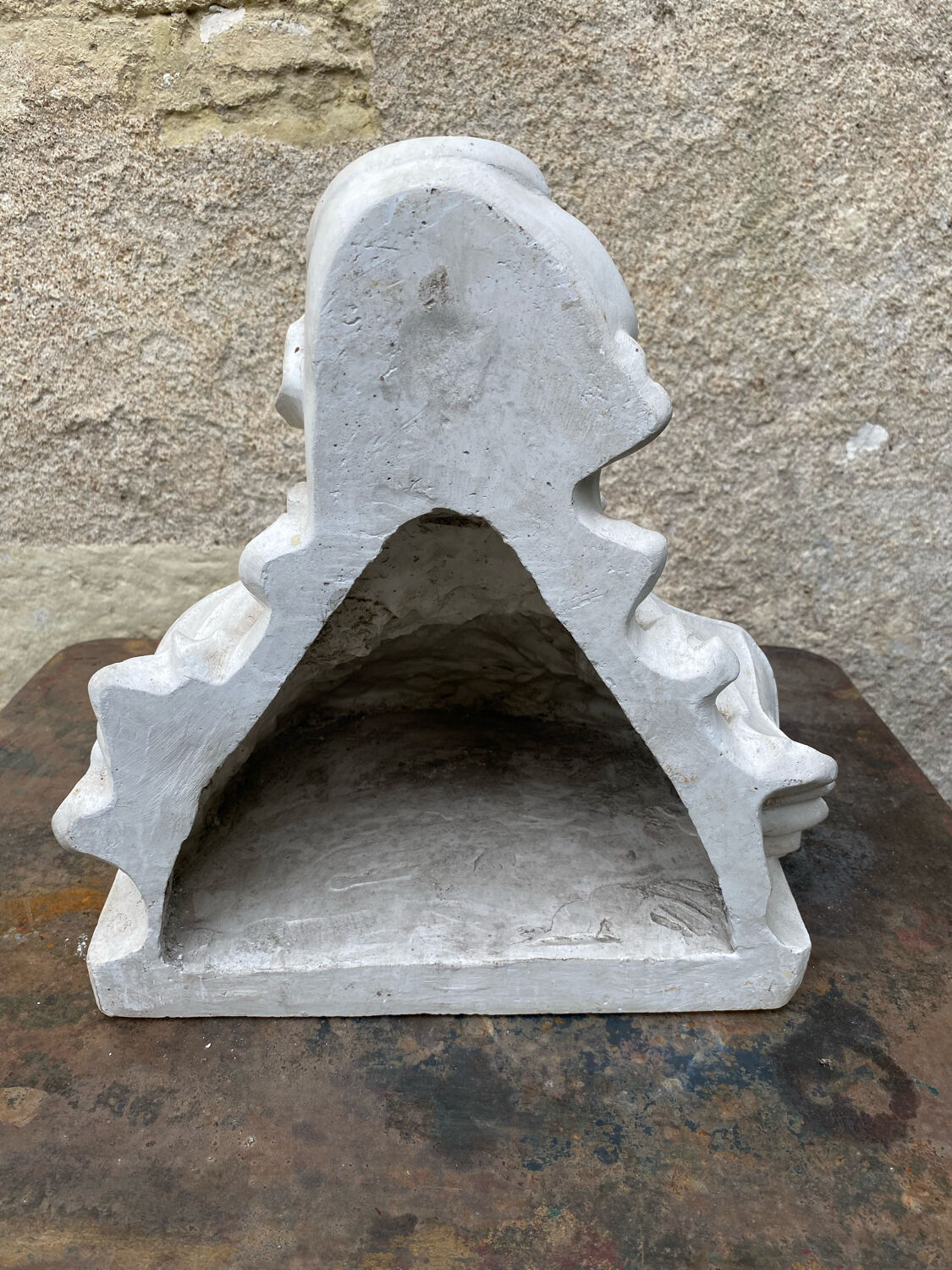 Wall lamp console