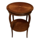 Louis XV style side table; sun veneer; removable top; H71cm