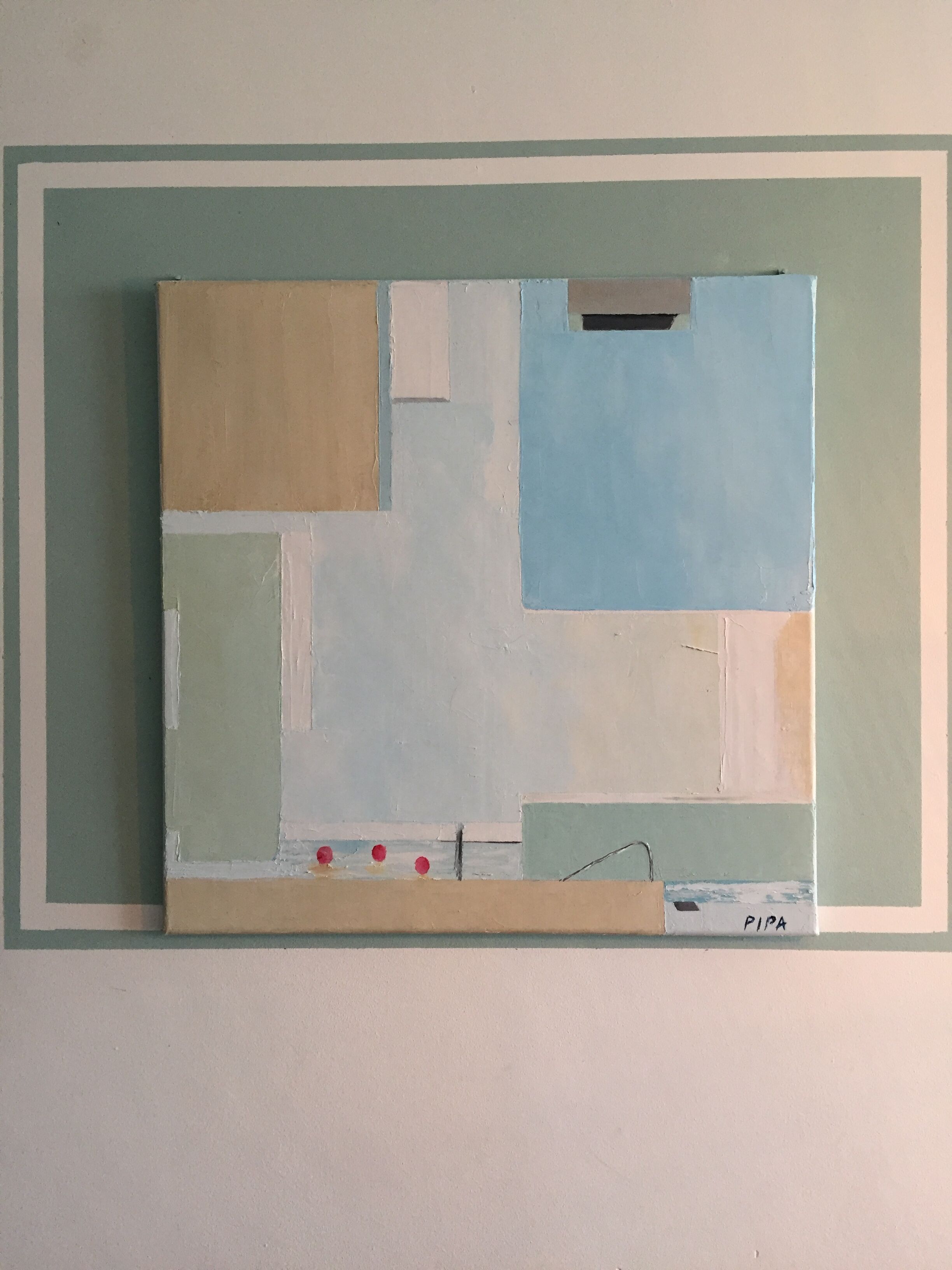 Tableau/ peinture de la piscine "les bains de Docks" au Havre
