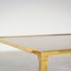 Brass structure side tables 1970 France circa 1970