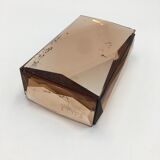 Mirror jewelry box in pink relief