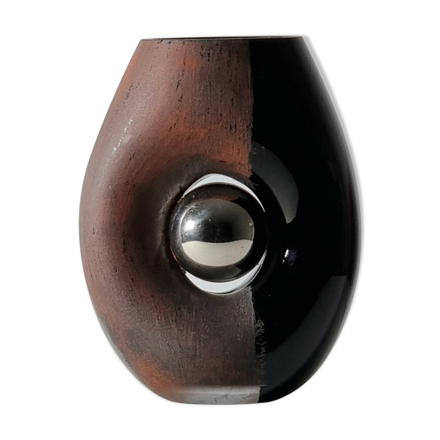 Glass vase by A. Riecke, 1939