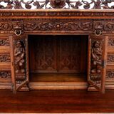 Carved buffet-chest of drawers, France, circa 1860