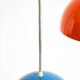 enamelled double shade Flower Pot pendant lamp by Verner Panton for Poulsen