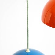 enamelled double shade Flower Pot pendant lamp by Verner Panton for Poulsen