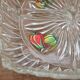 Vintage 1950s compartmentalized glass appetizer tray