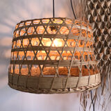 Wicker basket suspension