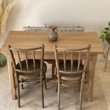 Solid oak farmhouse table – small size,