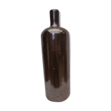 Bouteille ancienne à alcool en grés émaillé