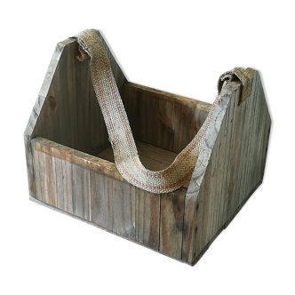 Caisse en bois avec sa sangle