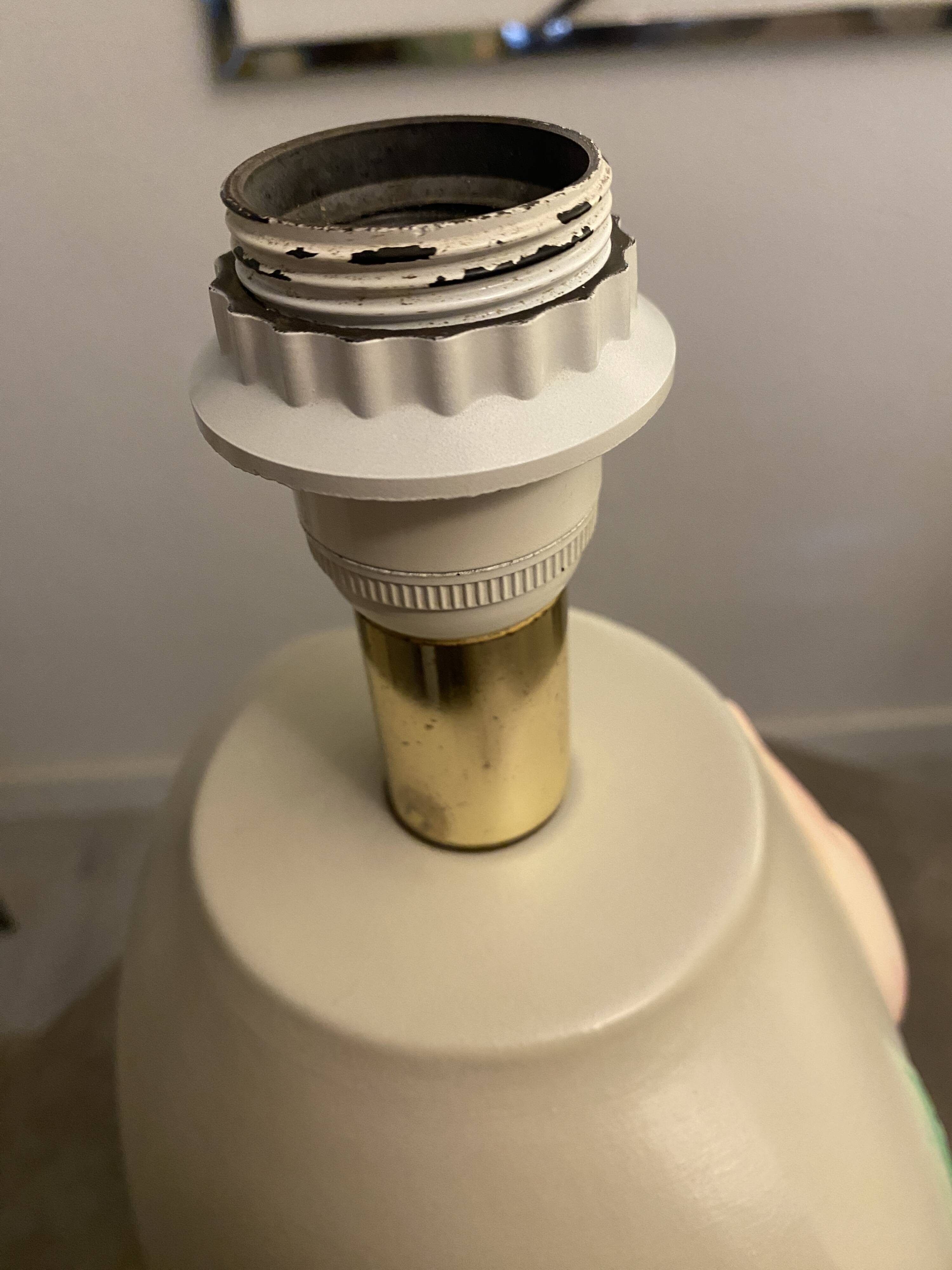 Vintage 1980s lamp base