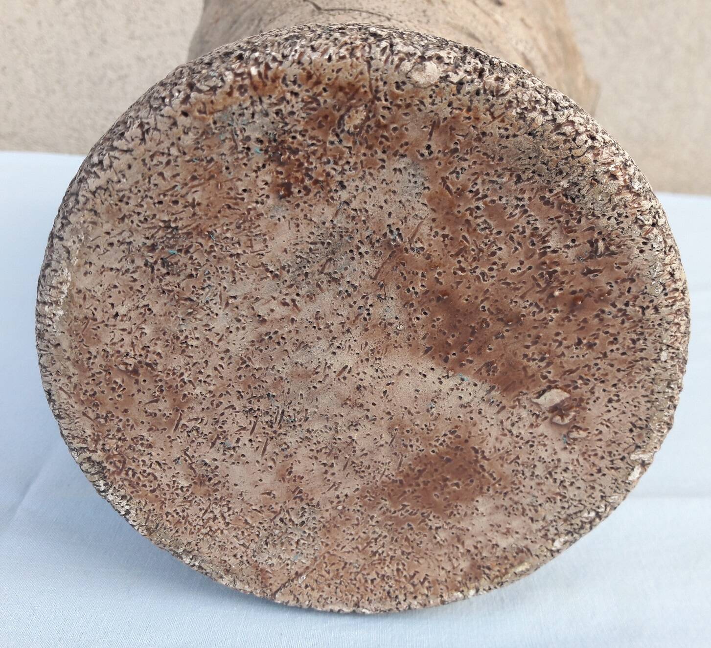 Ceramic vase with rock art decoration