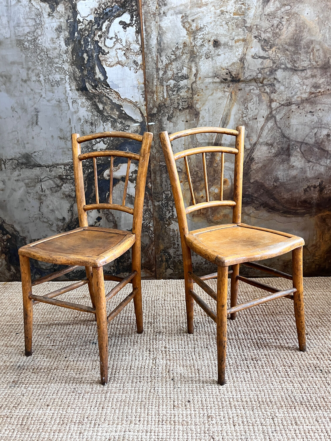 Pair of bistro chairs