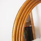 Round rattan bamboo mirror, 60 cm
