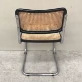 Set of 4 black Cesca Breuer chairs B32