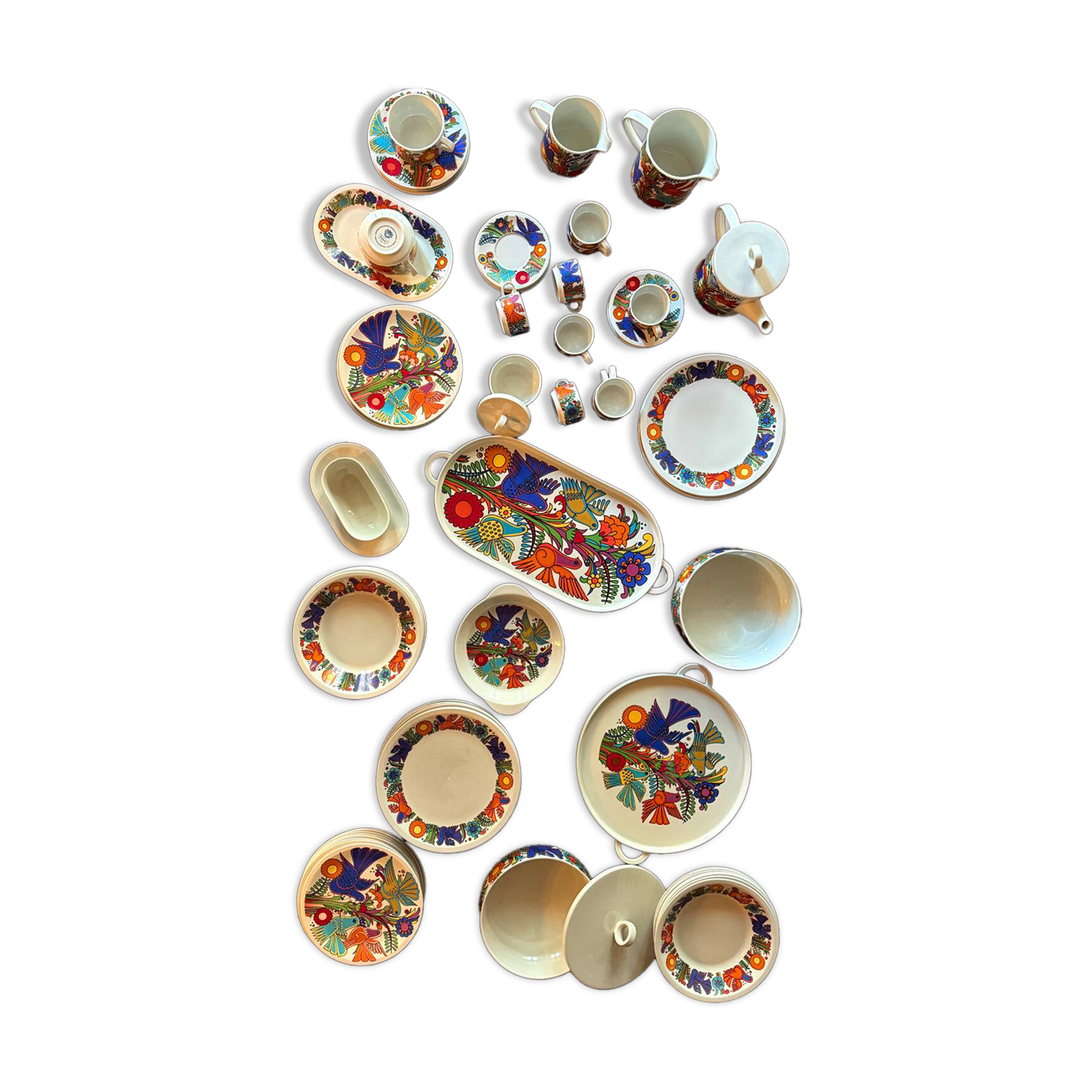 Exceptional set Acapulco Villeroy and Boch - 80 pieces