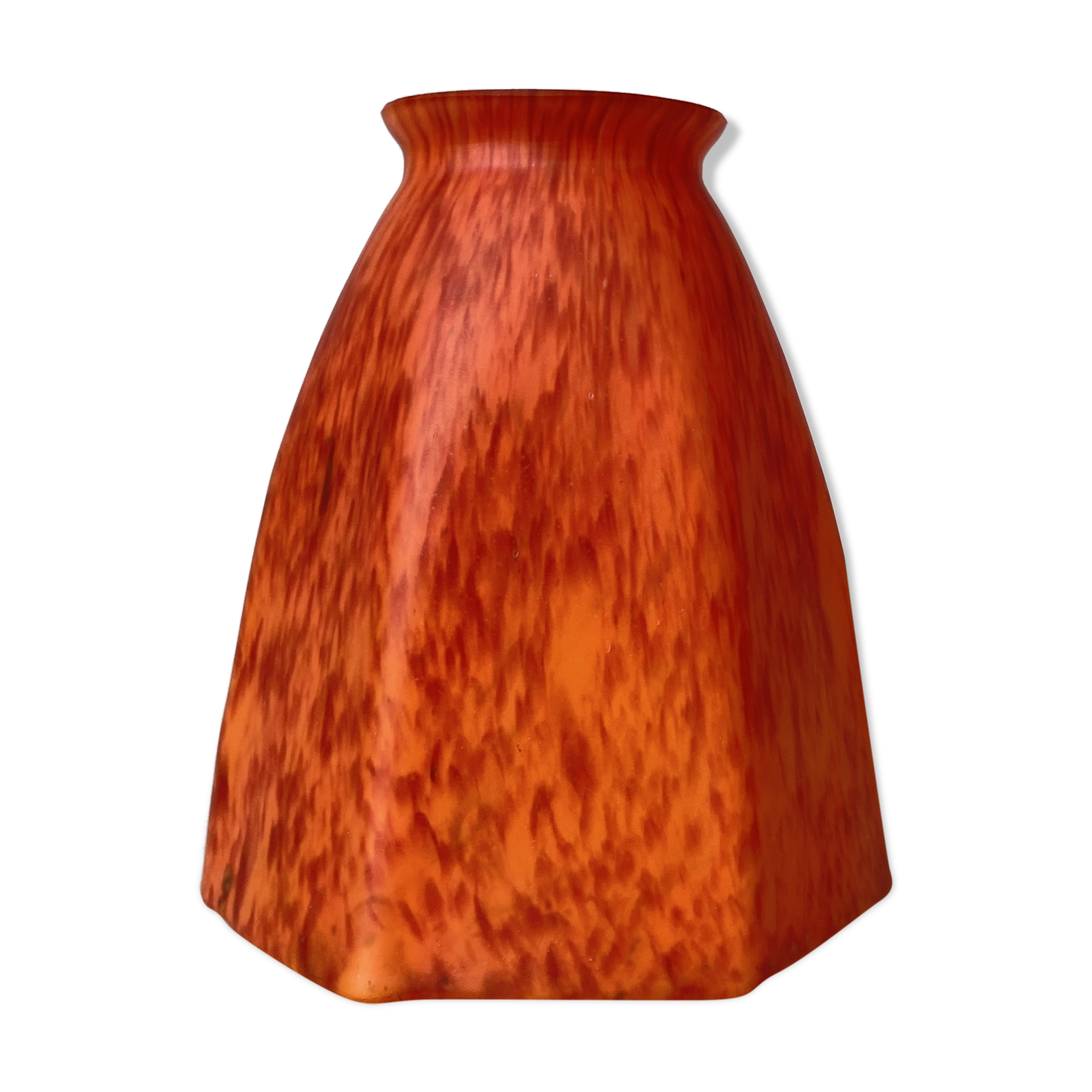 Orange glass tulip tulip lampshade