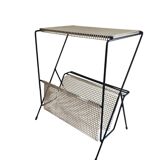 Side table with integrated magazine rack Tjerk Reijenga Pilastro 1950s