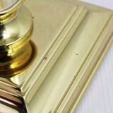 Brass and plexiglass lamp base