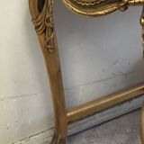 Hollywood Regency Console - Gilded Wood and Marble