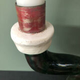 Vintage table lamp glass candles