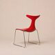 Gino Carollo x Ciacci Kreaty — Suite de quatre « Delfy » rouge — c. 1990