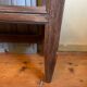 Baker's shelf, kitchen shelf, collection shelf from the early 19th century, oak.