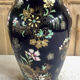 Old vase baluster enamelled lamp Boch Frères Keramis Belgium