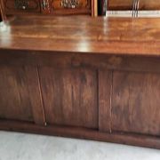 BUREAU A 9 TIROIRS EN NOYER 1900