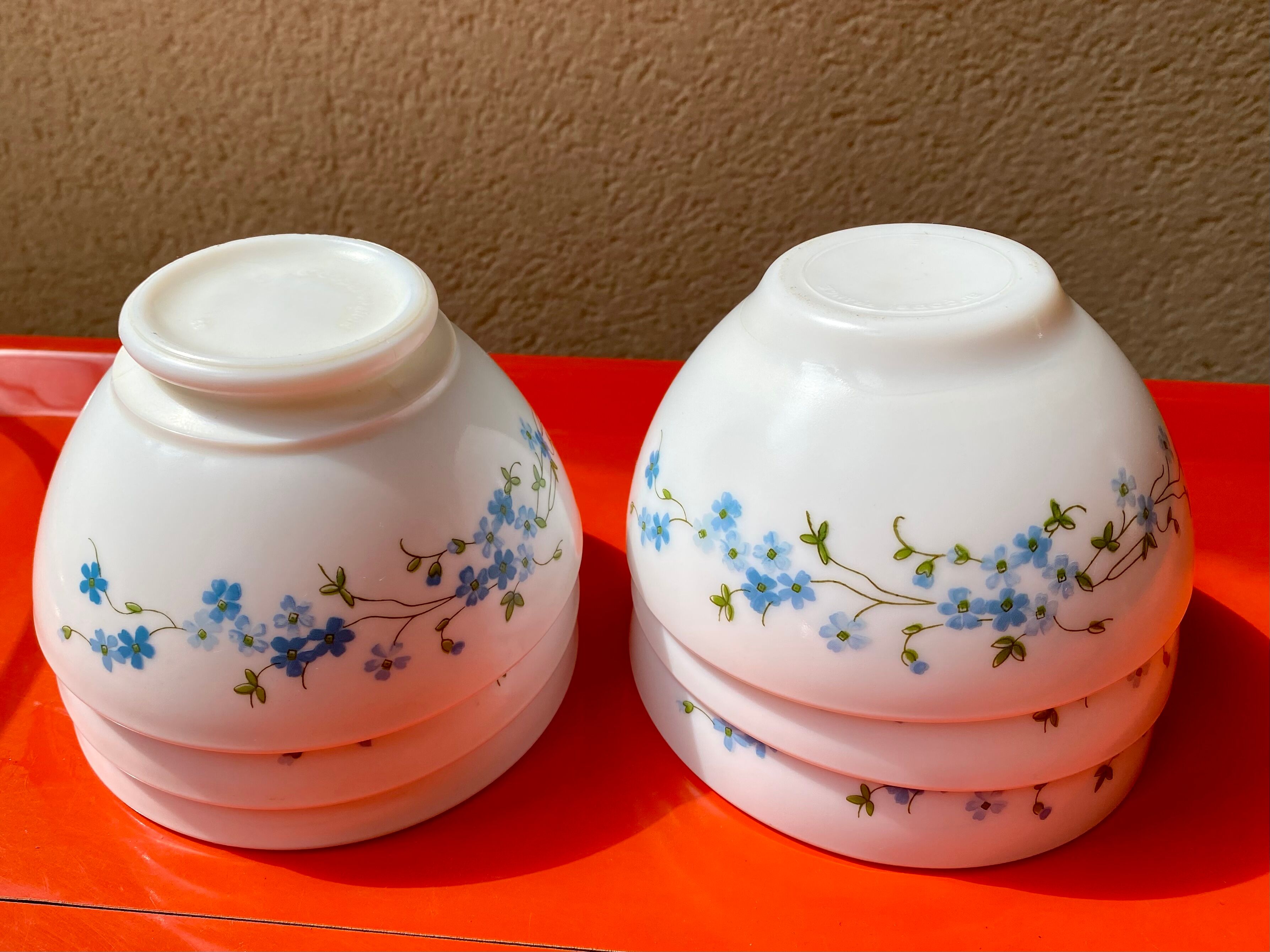 Lot Ramekin Bowls Arcopal France vintage 70s