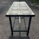 Table basse moderniste carreaux de verre Saint Gobain