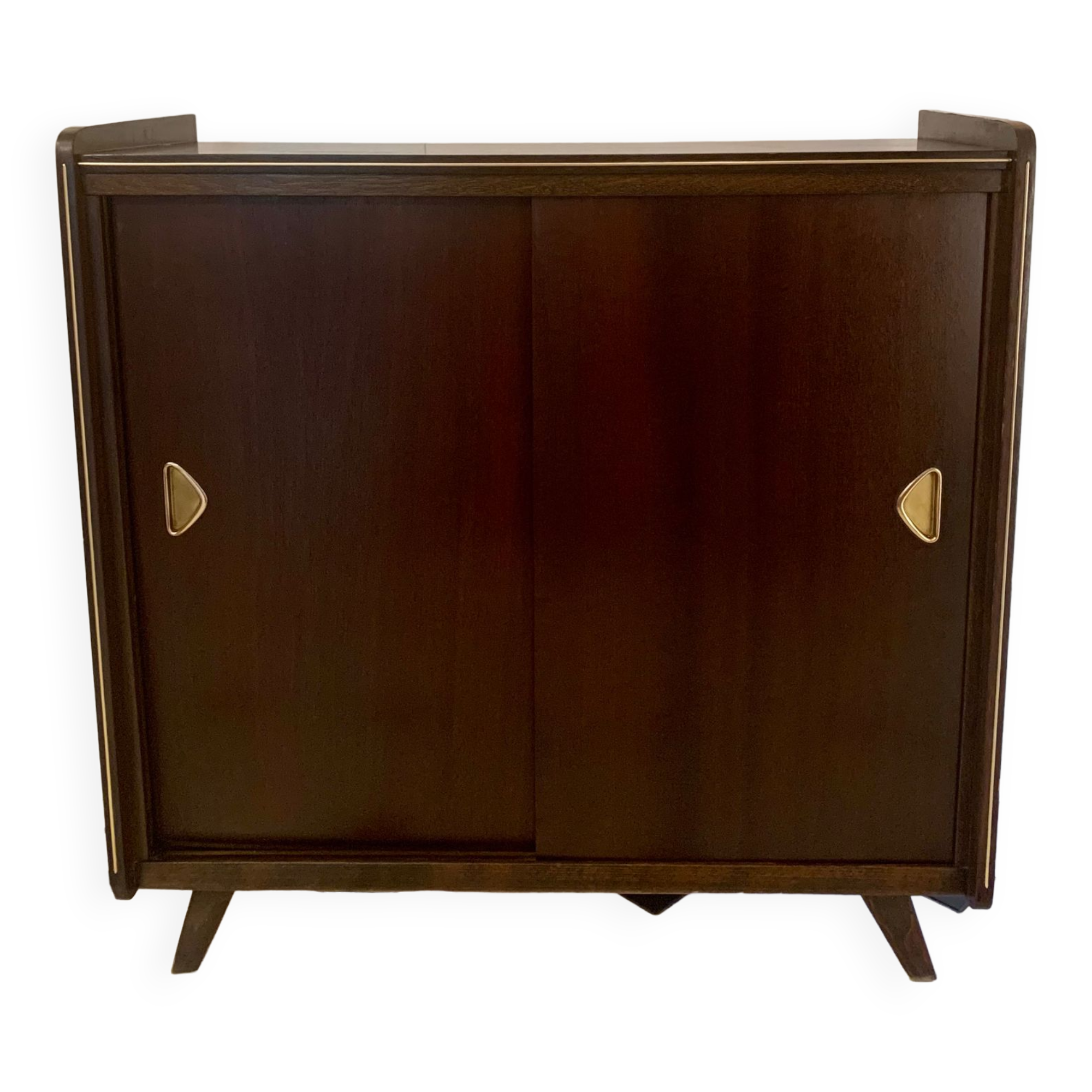 Vintage shoe cabinet feet compass