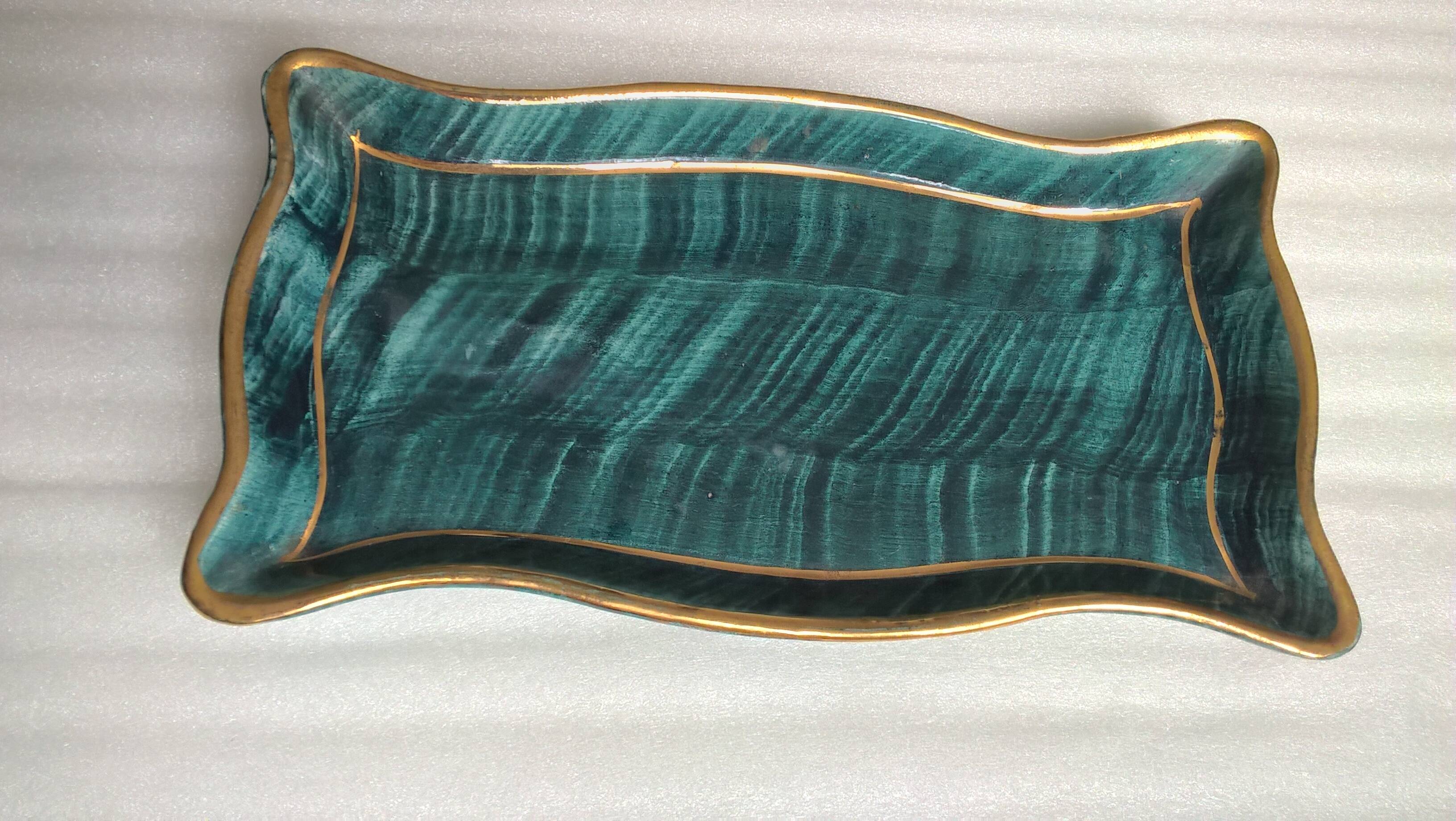 Dish bowl empty pocket hubert bequet quaregnon belgium art deco vintage