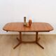 Teak dining table by Dyrlund