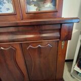 English display cabinet in mahogany