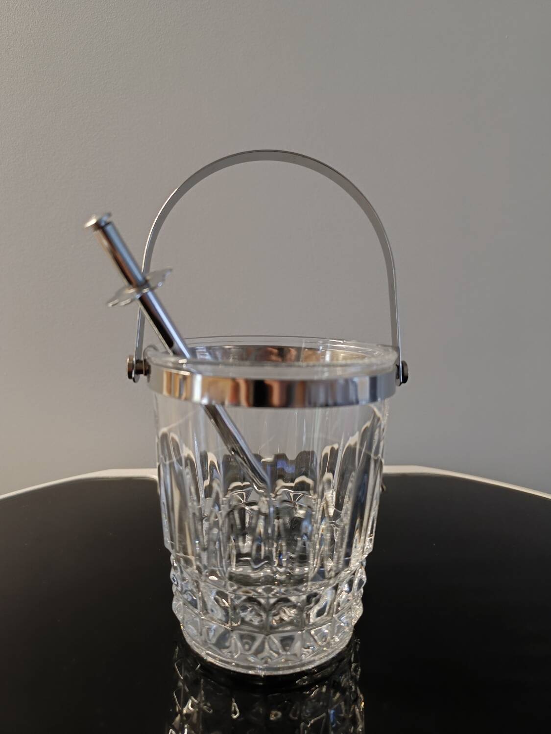 Vintage Cristal d'Arques ice bucket