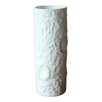 Vase en porcelaine en bisque blanche AK Kaiser, édition anniversaire, millésime des années 1990, marqué