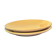 Set of 2 yellow dessert plates