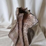 Jean Linard, the milestone, sculptural vase in stoneware, unique piece, in very good condition.