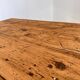 Wooden farmhouse table
