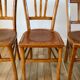 Trio de chaises bistrot Luterma années 50