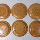 6 stoneware dinner plates