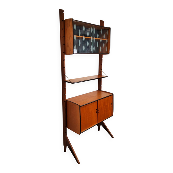 Meuble Secrétaire norvégien Ergo, Vintage Scandinave 1960