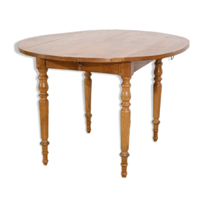 table modulable en merisier,