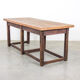 Vintage wooden table factory desk