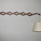 Eric Hansen for Le Klint scissor articulated wall light, Denmark 1960s