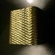 Golden ceramic cube wall light